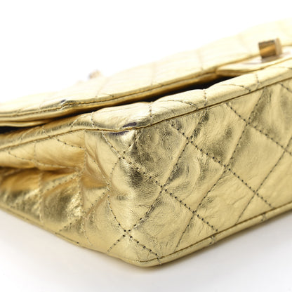 Chanel Metallic Aged Calfskin Quilted 2.55 Reissue 225 Flap Gold 6 of 18