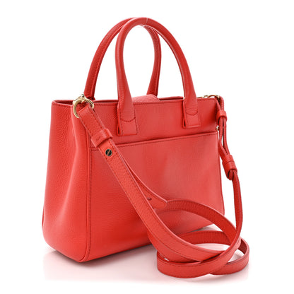 Chanel Grained Calfskin Mini Neo Executive Shopper Tote Red 3 of 15