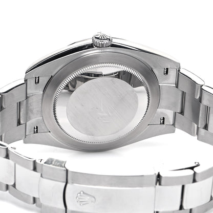 Rolex Stainless Steel 41mm Oyster Perpetual Wimbledon Datejust Watch Slate 126300 4 of 4