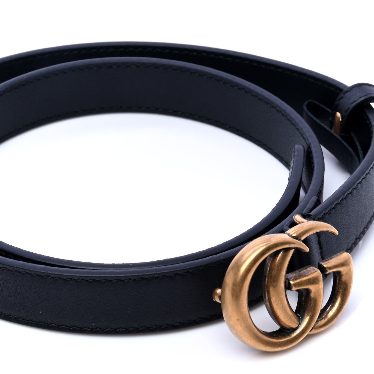 Calfskin Double G 20mm Belt 70 28 Black