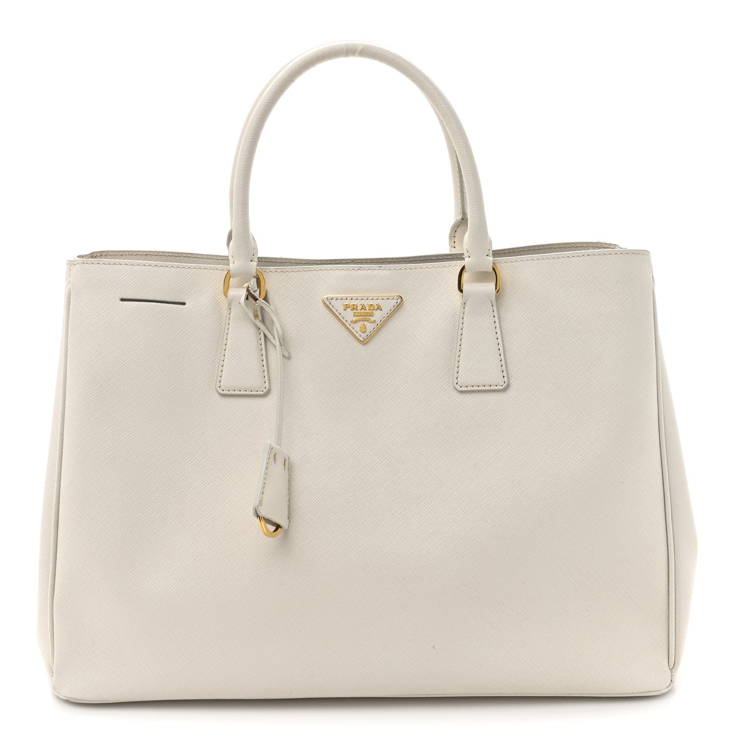 Prada Saffiano Lux Large Galleria Double Zip Tote Talco 1 of 14
