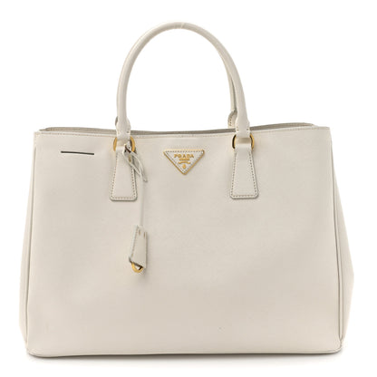 Prada Saffiano Lux Large Galleria Double Zip Tote Talco 1 of 14
