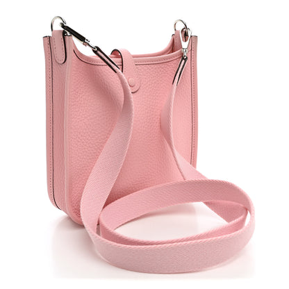 Hermes Taurillon Clemence Evelyne TPM Rose Sakura 3 of 10