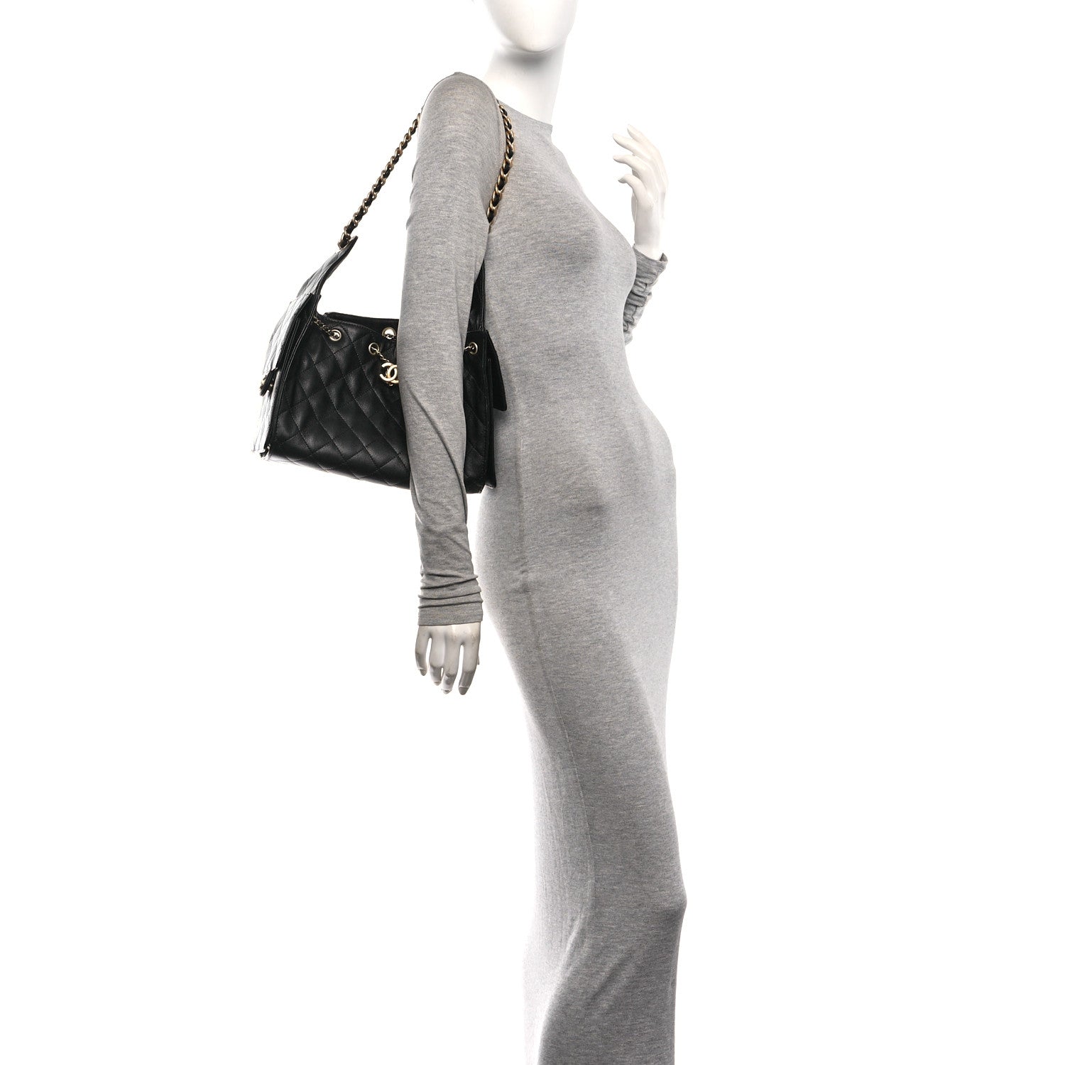 Chanel Caviar Quilted Small Chanel 25 Handbag Black 2 of 11