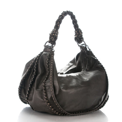 Bottega Veneta Waxed Calfskin Hobo Espresso 3 of 9