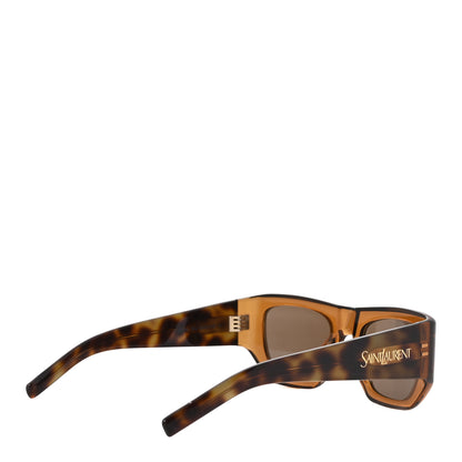 Saint Laurent Acetate SL 740 Square Sunglasses Grey Brown Havana 4 of 7