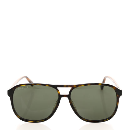 Gucci Polarized Aviator Web GG Sunglasses GG0016S Tortoise 2 of 8