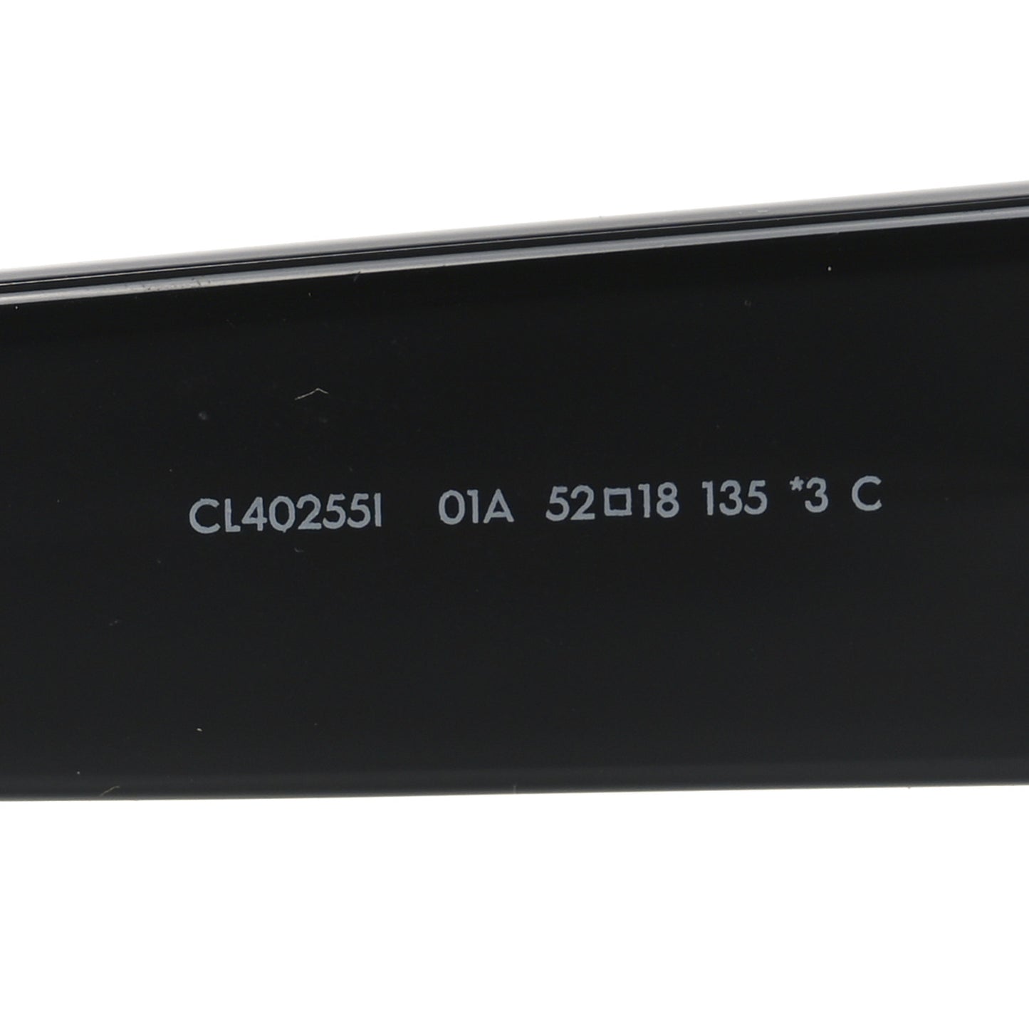 Acetate Sunglasses CL40255I Black