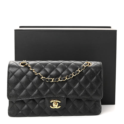 Chanel Caviar Quilted Medium Double Flap Black 11 of 11