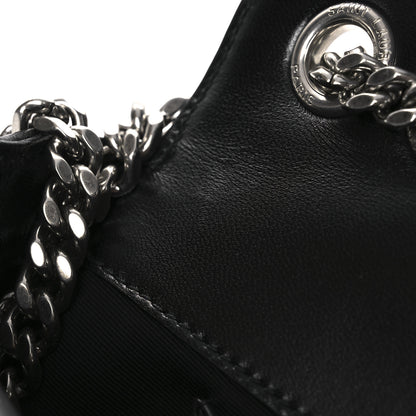 Saint Laurent Lambskin Chevron Quilted Small Loulou Black 13 of 13