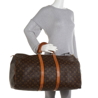 Louis Vuitton Monogram Keepall 55 2 of 8