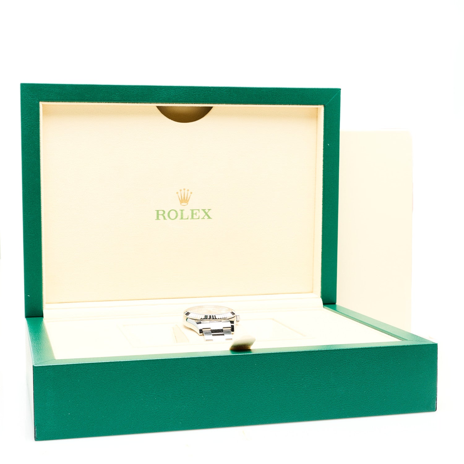 Rolex 18K White Gold Stainless Steel 42mm Oyster Perpetual Sky-Dweller Watch White 336934 5 of 5