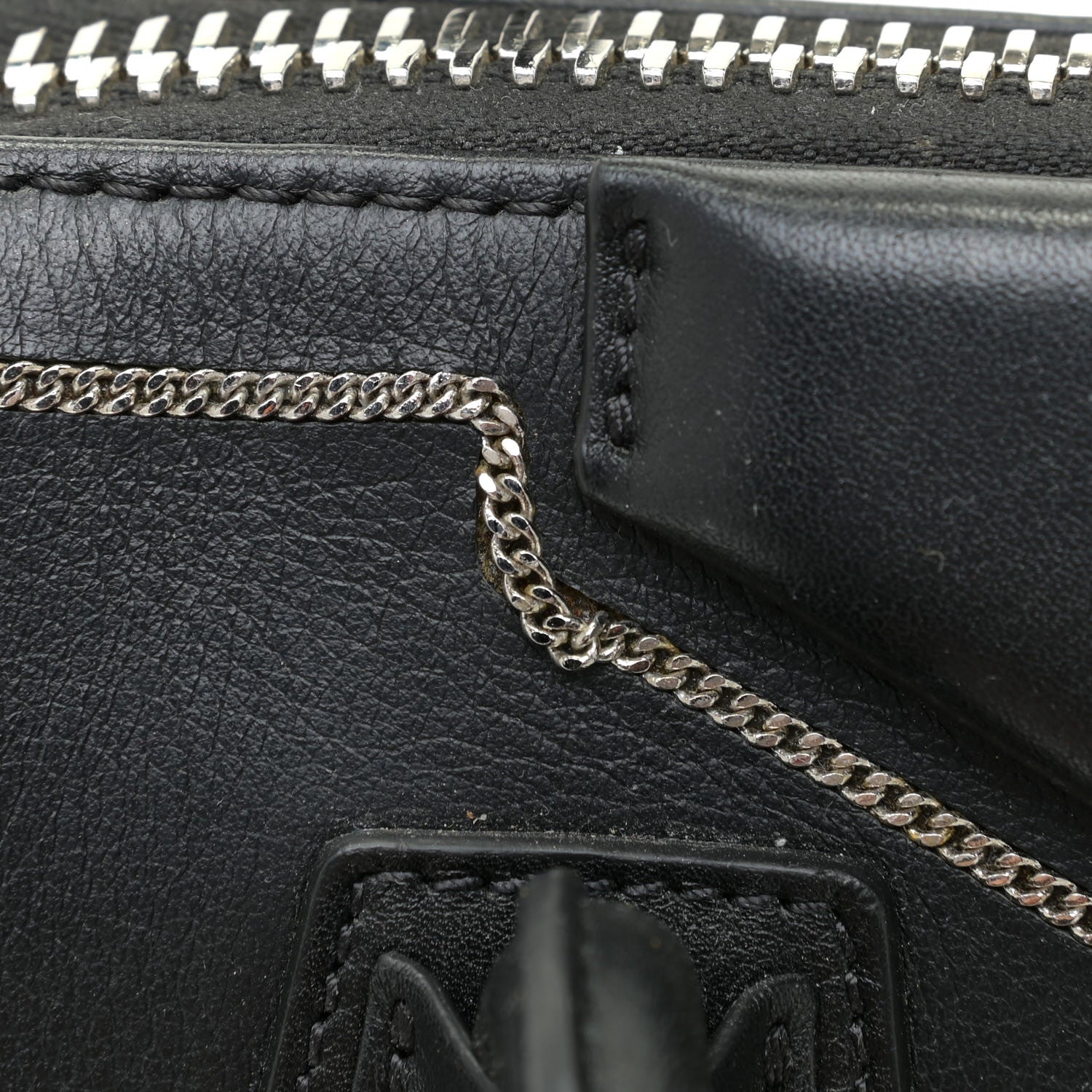 Givenchy Buffed Calfskin Small Chain Antigona Black 16 of 17