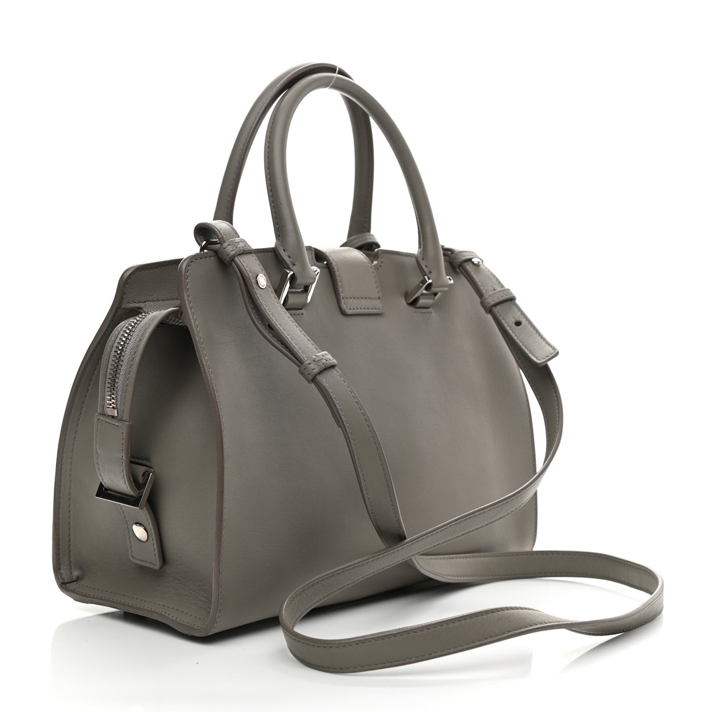 Calfskin Monogram Baby Cabas Fog