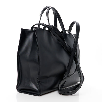 Telfar Vegan Leather Medium Shopping Bag Black 3 of 10