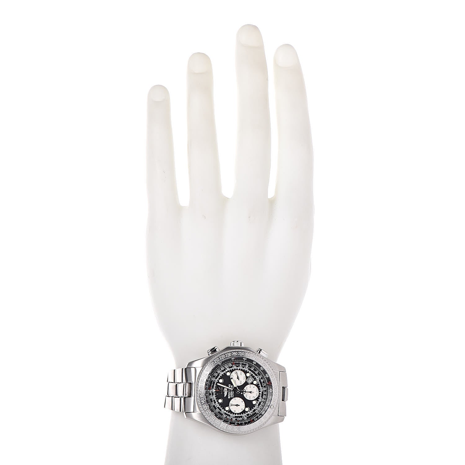 Breitling Stainless Steel 43mm Professional B-2 Chronograph Automatic Watch Black A42362 2 of 6