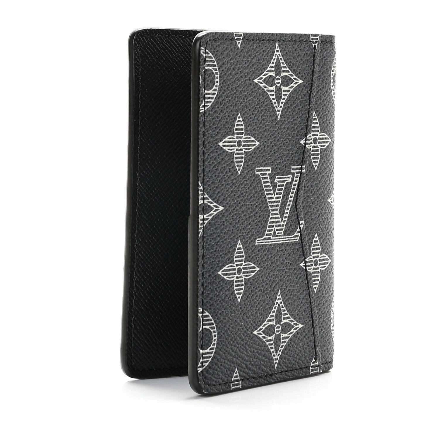 Louis Vuitton Savane Monogram Chapman Rhinoceros Pocket Organizer Encre 3 of 8