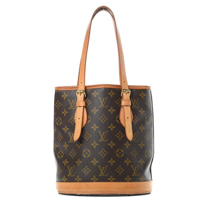 Louis Vuitton Monogram Petit Bucket 23 1 of 18
