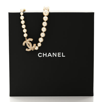 Chanel Pearl CC 100th Anniversary Necklace Light Gold 6 of 6