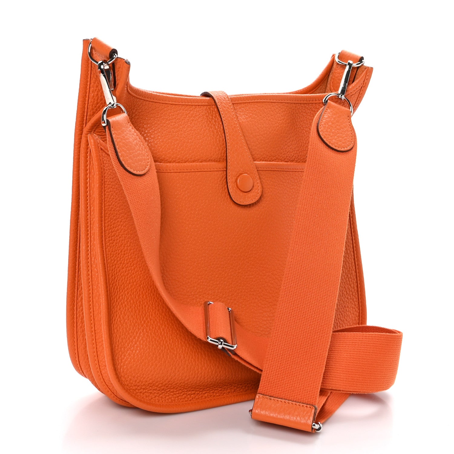 Hermes Taurillon Clemence Evelyne III PM Orange 2 of 10