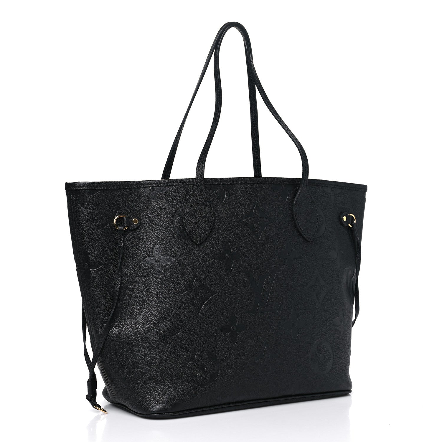 Louis Vuitton Empreinte Monogram Giant Neverfull MM Black 4 of 13
