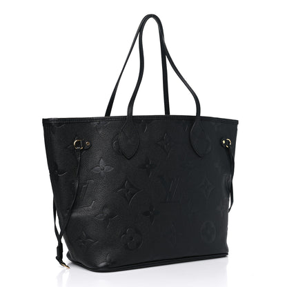 Louis Vuitton Empreinte Monogram Giant Neverfull MM Black 4 of 13