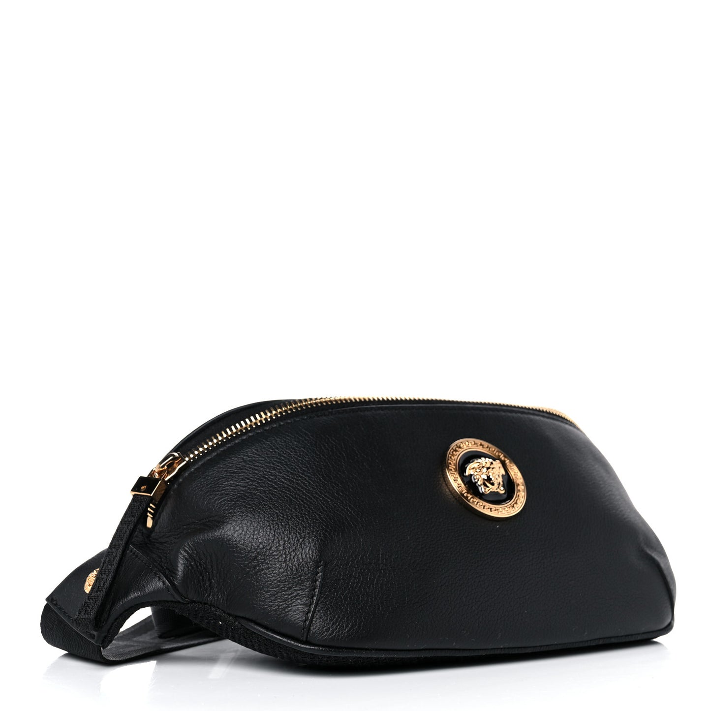Grained Calfskin Vanitas Medea Belt Bag Black