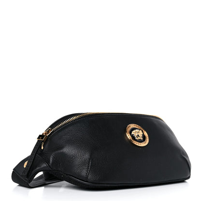 Versace Grained Calfskin Vanitas Medea Belt Bag Black 4 of 9