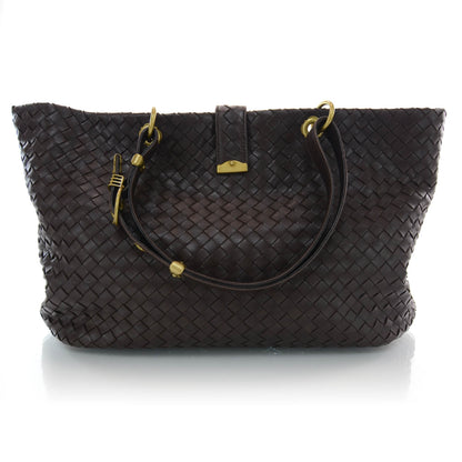 Bottega Veneta Nappa Intrecciato Large Capri Tote Ebano 3 of 8