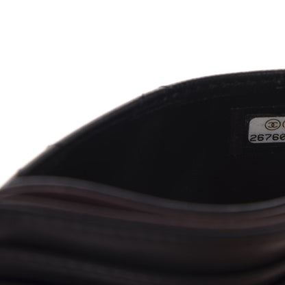 Chanel Lambskin Quilted Card Holder Black 8 of 9