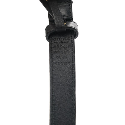 Gucci Calfskin Double G 20mm Belt 90 36 Black 5 of 6
