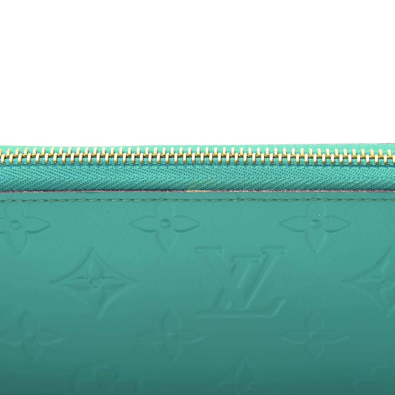 Louis Vuitton Vernis Zippy Wallet Bleu Lagon 8 of 9