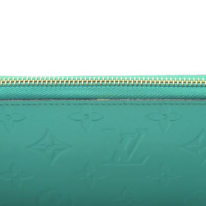 Louis Vuitton Vernis Zippy Wallet Bleu Lagon 8 of 9