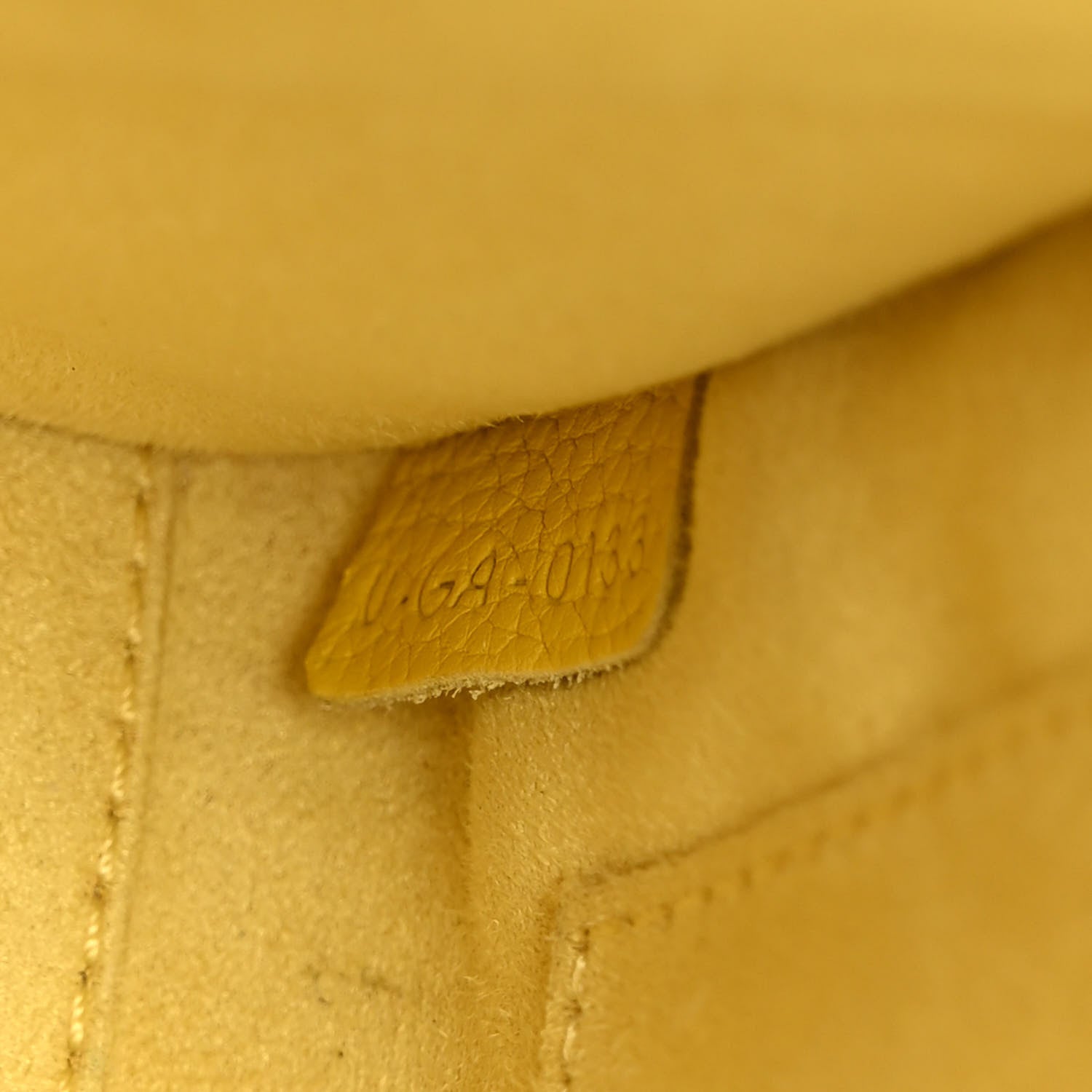 Celine Drummed Calfskin Nano Luggage Citron 6 of 11