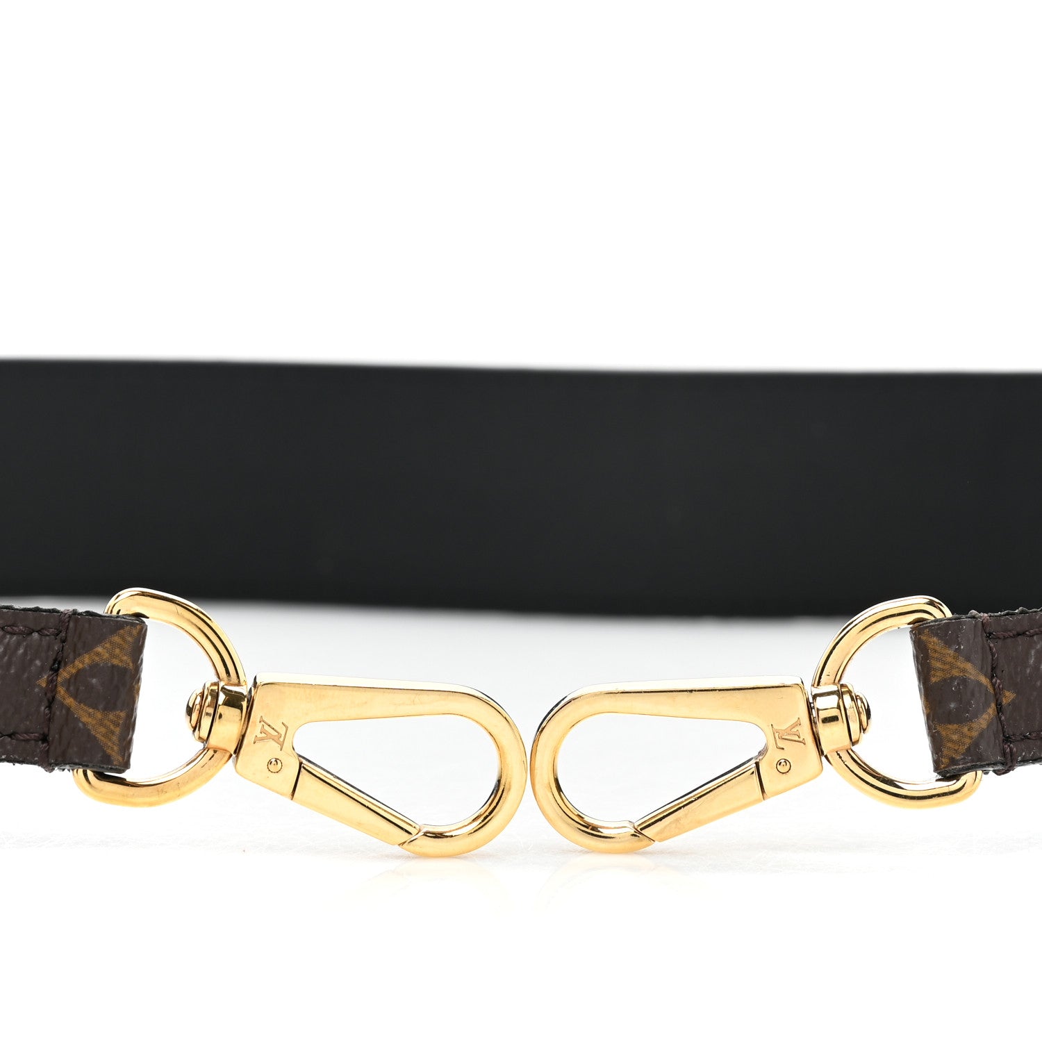 Louis Vuitton Monogram Bandouliere Shoulder Strap Black 3 of 8