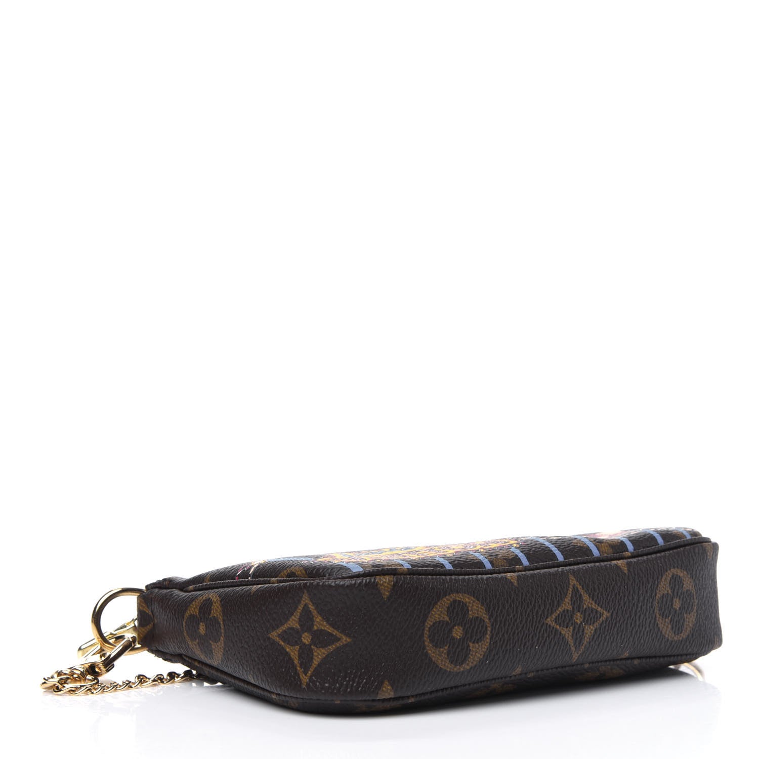 Louis Vuitton Monogram 2020 Christmas Animation Roller Coaster Mini Pochette Accessories Pivoine 3 of 4
