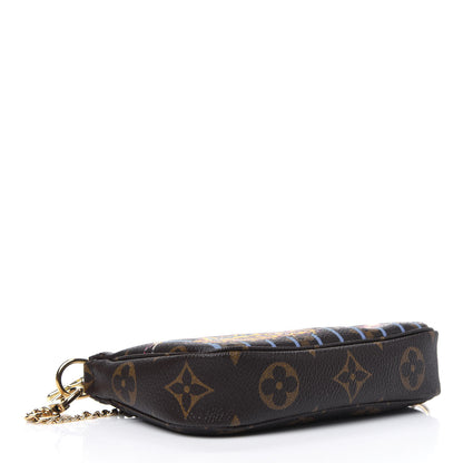 Louis Vuitton Monogram 2020 Christmas Animation Roller Coaster Mini Pochette Accessories Pivoine 3 of 4