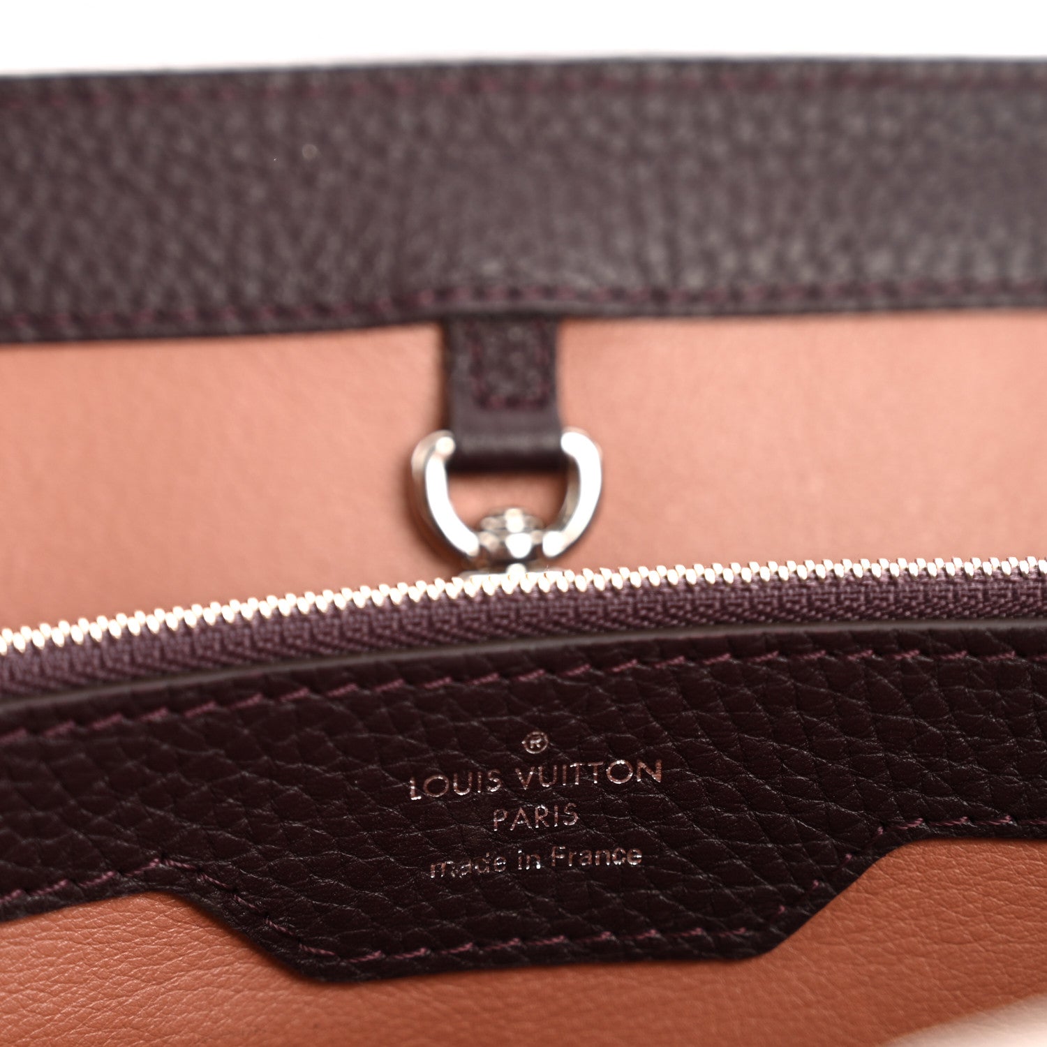 Louis Vuitton Taurillon Capucines MM Quetsche 6 of 11