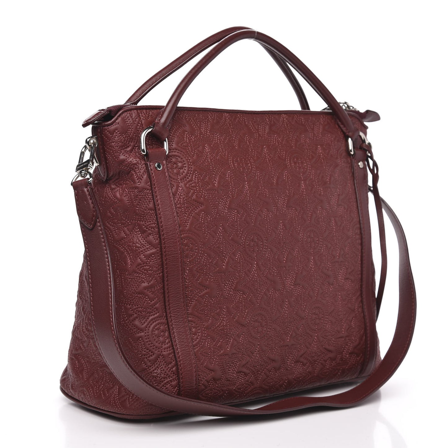 Monogram Lambskin Antheia IXIA PM Fuchsia
