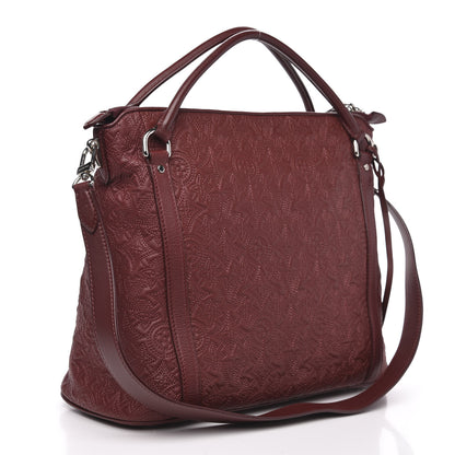 Louis Vuitton Monogram Lambskin Antheia IXIA PM Fuchsia 3 of 10