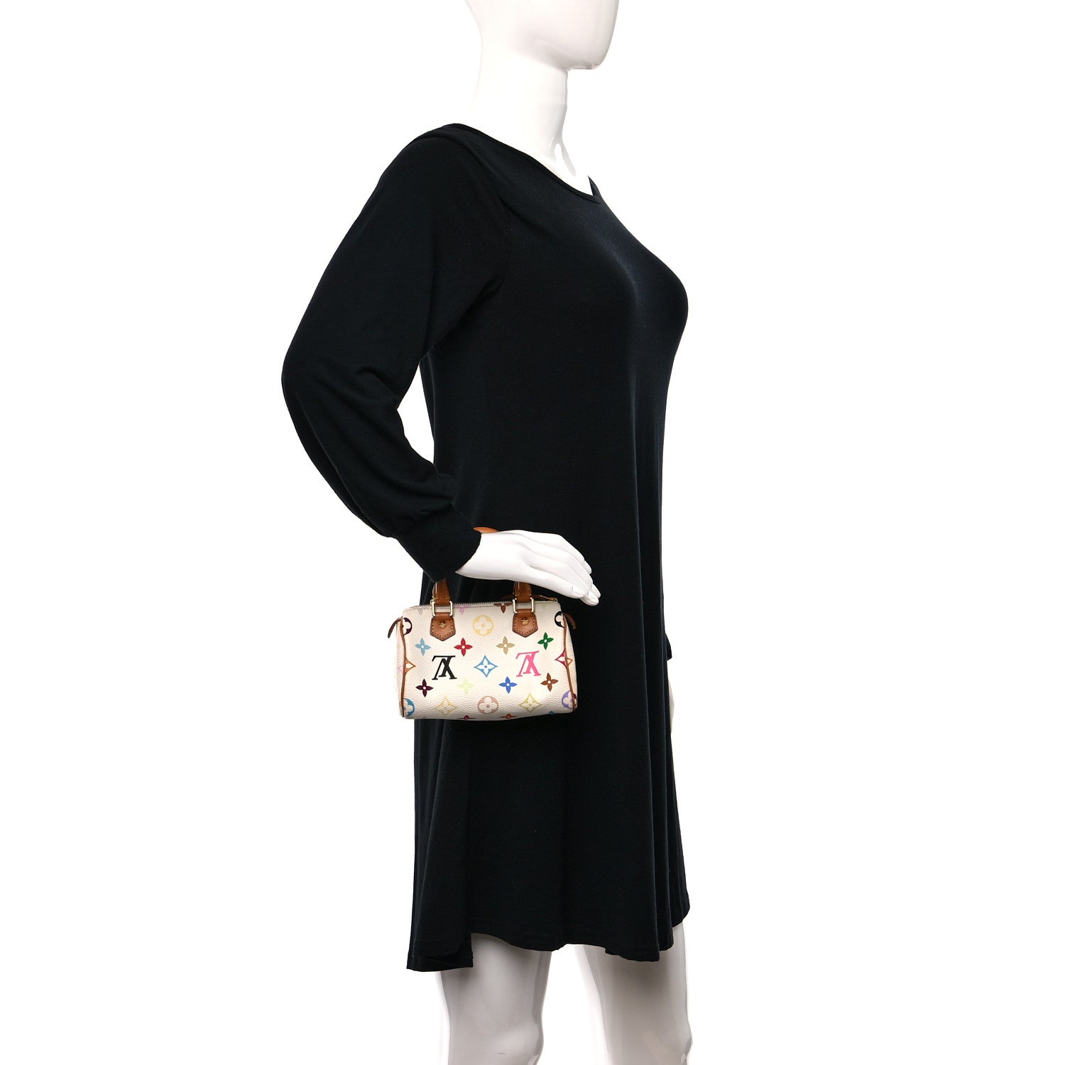 Louis Vuitton Monogram Multicolor Mini Sac HL Speedy White 2 of 7