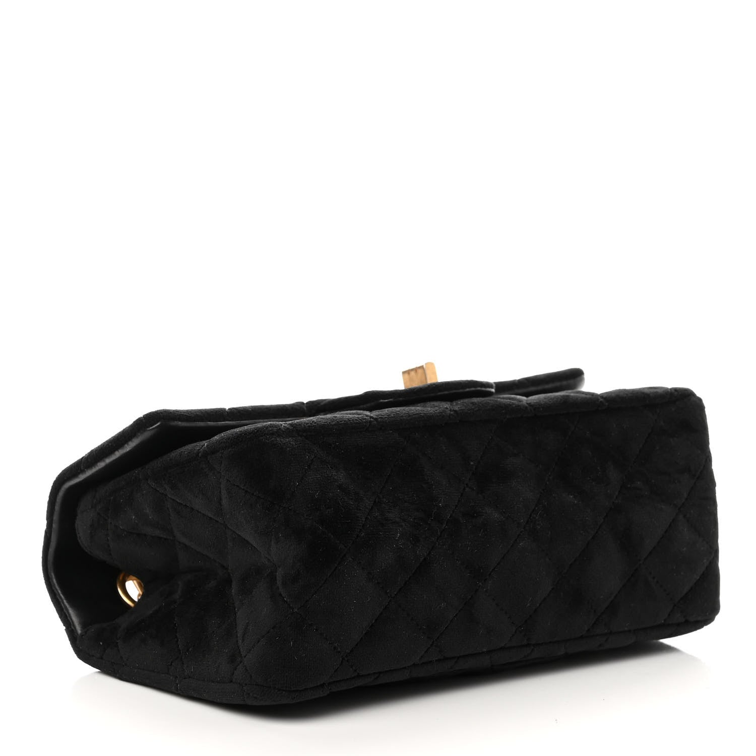 Chanel Velvet Quilted Mini 2.55 Reissue Flap Black 4 of 10
