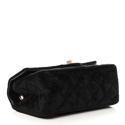 Chanel Velvet Quilted Mini 2.55 Reissue Flap Black 4 of 10