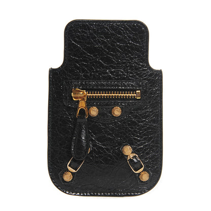 Balenciaga Agneau Giant Gold Smart Phone Pouch Black 1 of 45