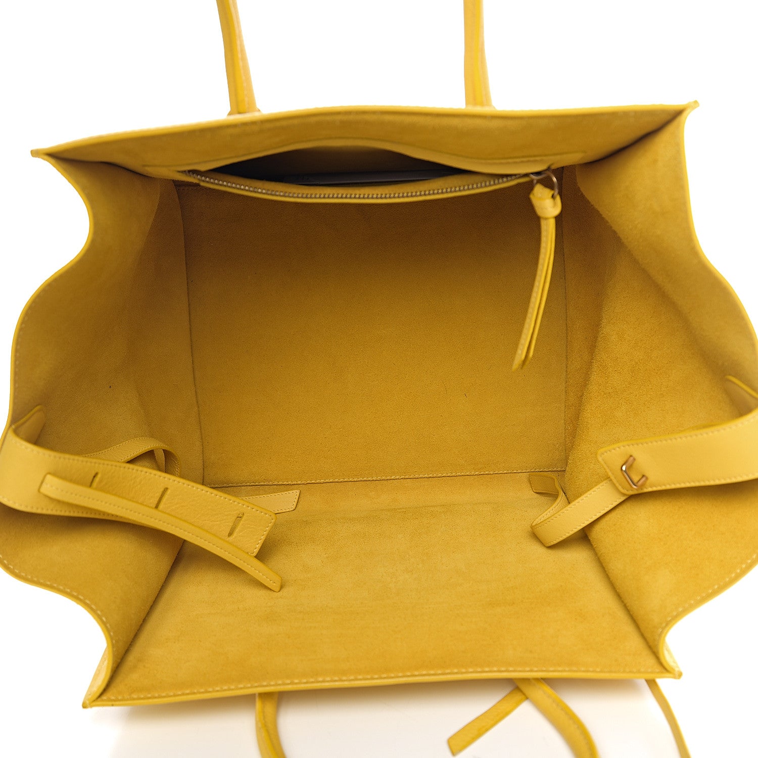 Celine Smooth Calfskin Medium Phantom Luggage Sun Yellow 4 of 11