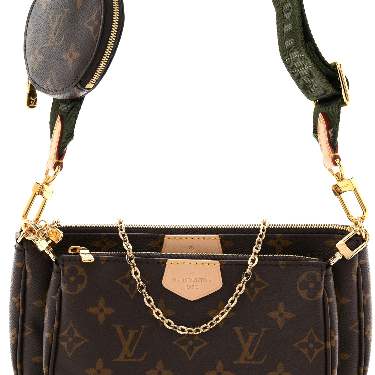 Louis Vuitton Monogram Multi Pochette Accessories Kaki 8 of 11