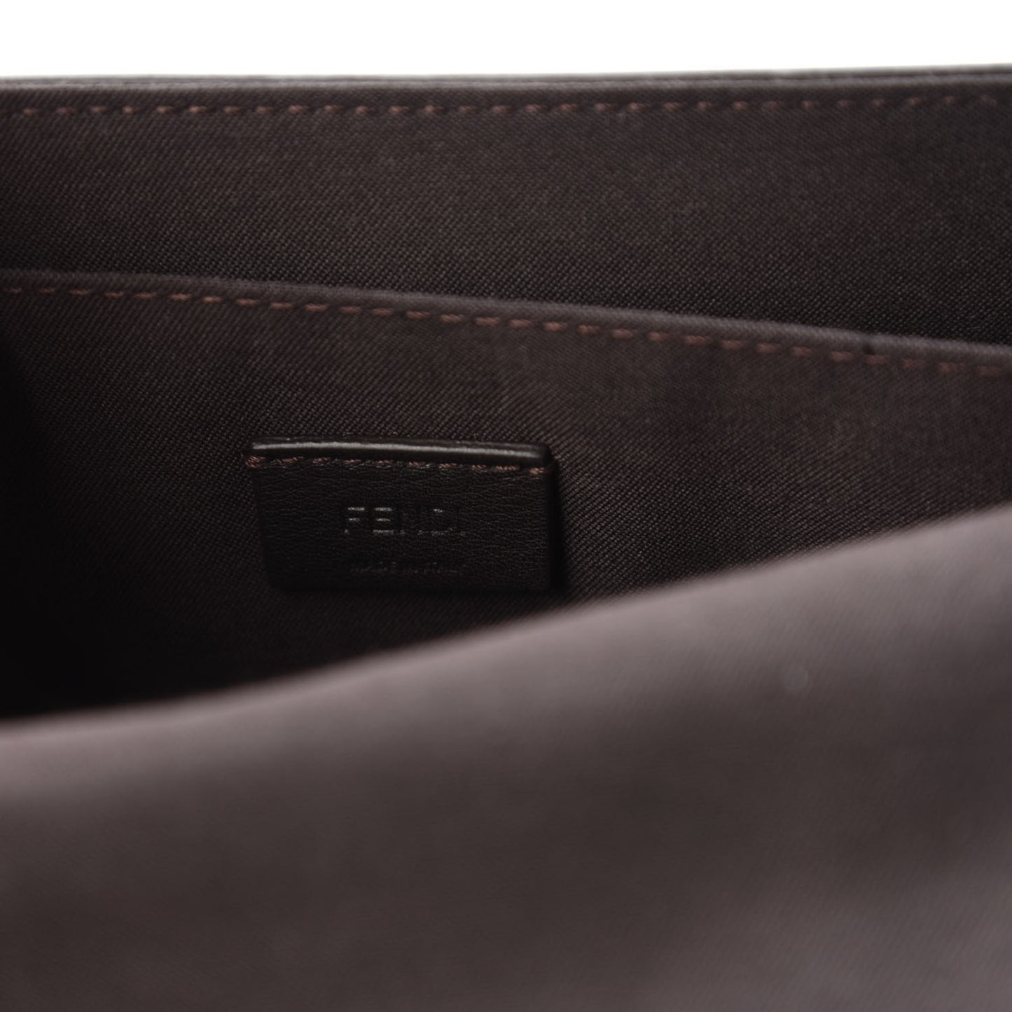 Vitello Laminato F is Fendi Envelope Wallet on Chain Rame