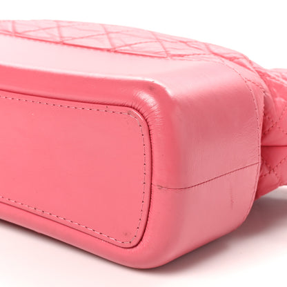 Chanel Aged Calfskin Quilted Medium Gabrielle Hobo Pink 10 of 10