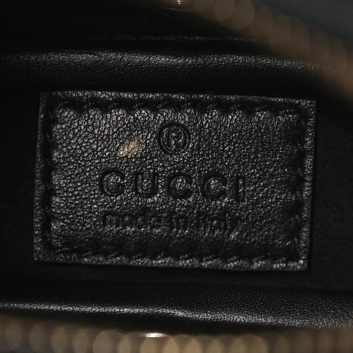 Gucci Calfskin Studded Web Mini Attache Hobo Black 6 of 12