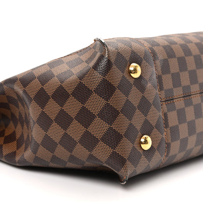 Louis Vuitton Damier Ebene Caissa Hobo Rose Ballerine 8 of 12